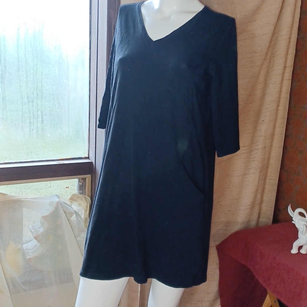 Eileen Fisher petite medium summerβ dress cotton